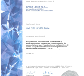 OPERA LIGHT - UNI CEI 11352